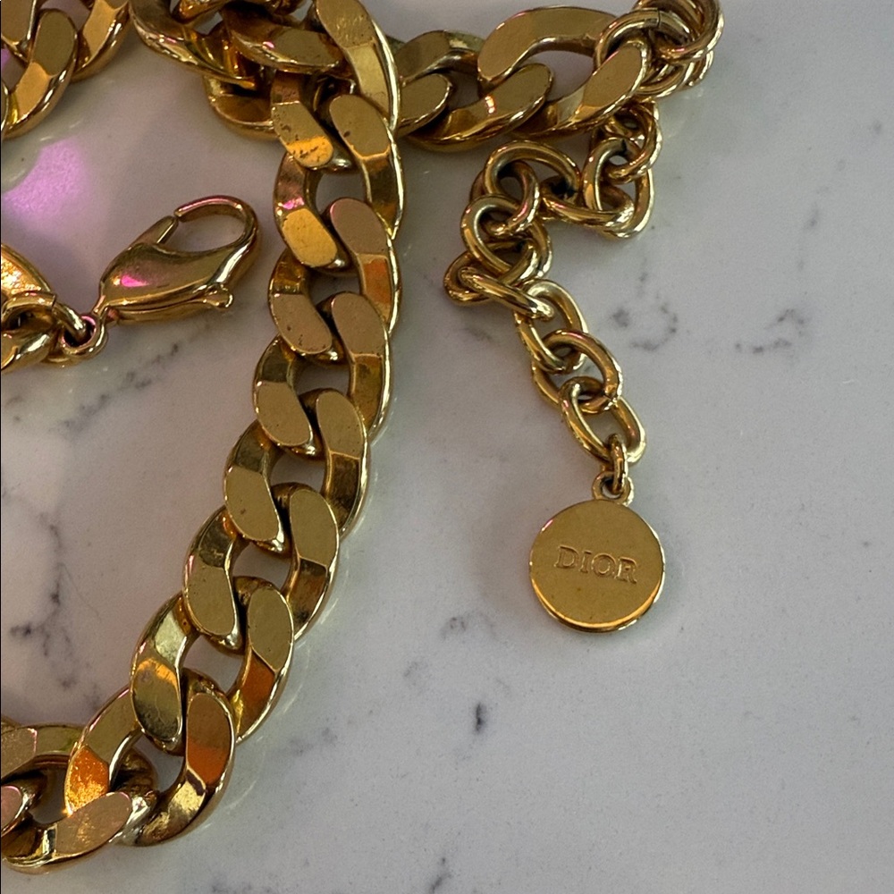 Dior Gold Chain Necklace - Picture 3 of 5